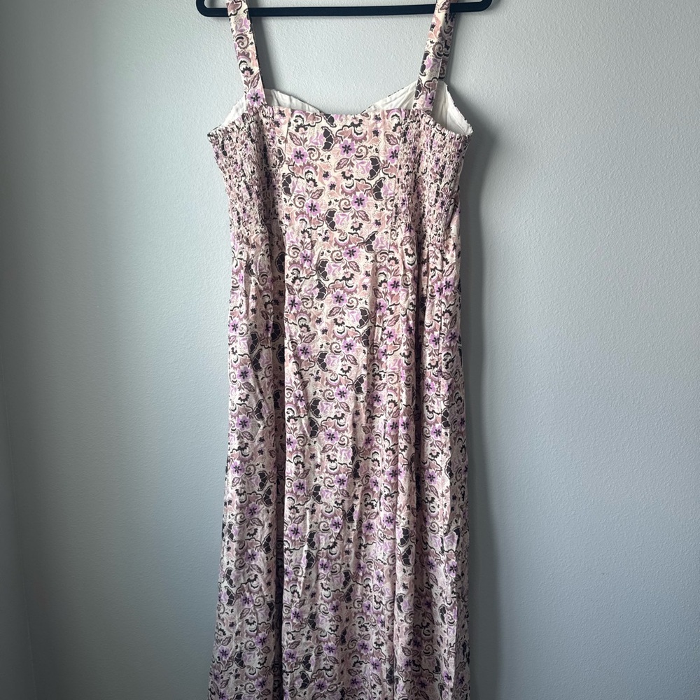 Z Supply Floral Print Dress in Purple and Pink - Picture 4 of 5